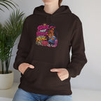 Shes Not Perfect Real AF hoodie | Retro Neon Girl Graphic Hoodie