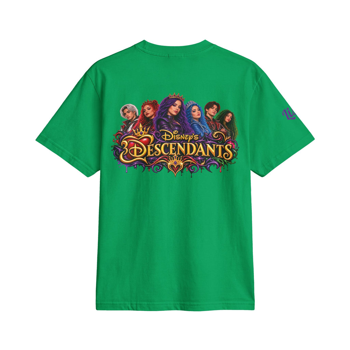 Descendants and Zombies Worlds Collide cographic T-Shirt | Descendants 3 Zombies logo tee