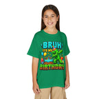 Bruh It’s My Birthday Youth T-Shirt – Pixel Gaming Birthday Shirt