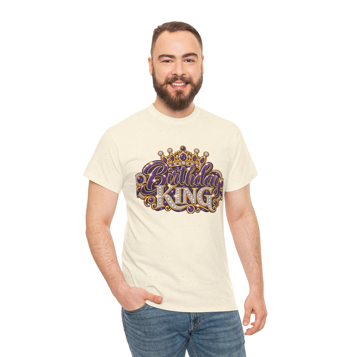 Birthday King Crown Graphic T-Shirt