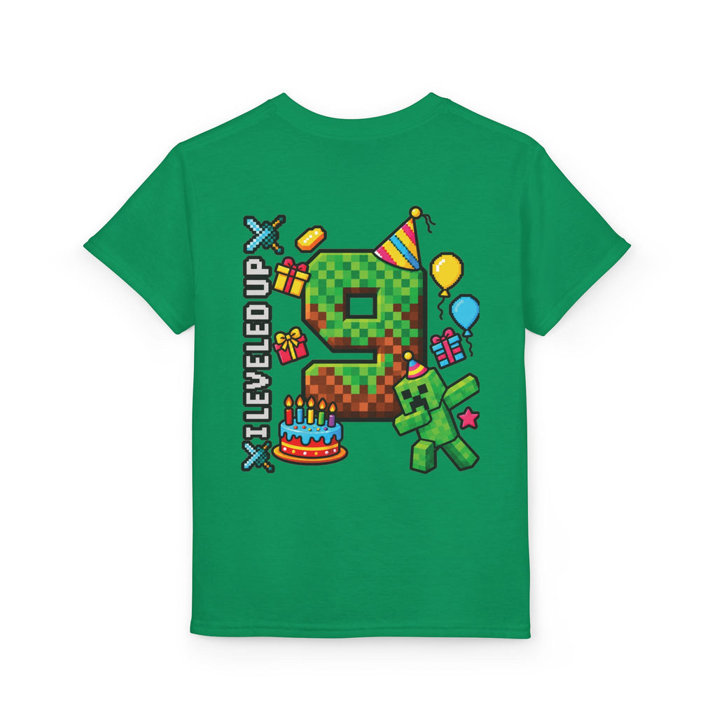 Minecraft Birthday Youth T-Shirt – “Bruh, It’s My Birthday” Gamer Party Tee