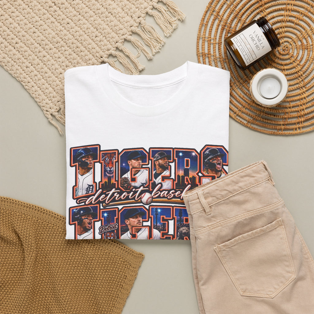 Tigers Street Baseball T-Shirt | Vintage Sports Lettering