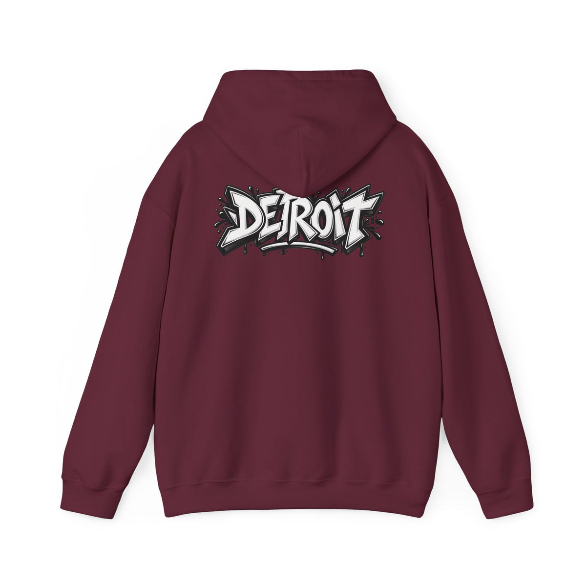 Detroit Graffiti Lion Hoodie | Colorful Street Art Pullover