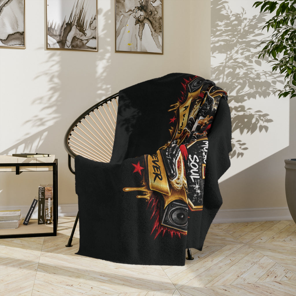 King of Pop Michael Jackson Dance Velvet Blanket | Music Legend Throw