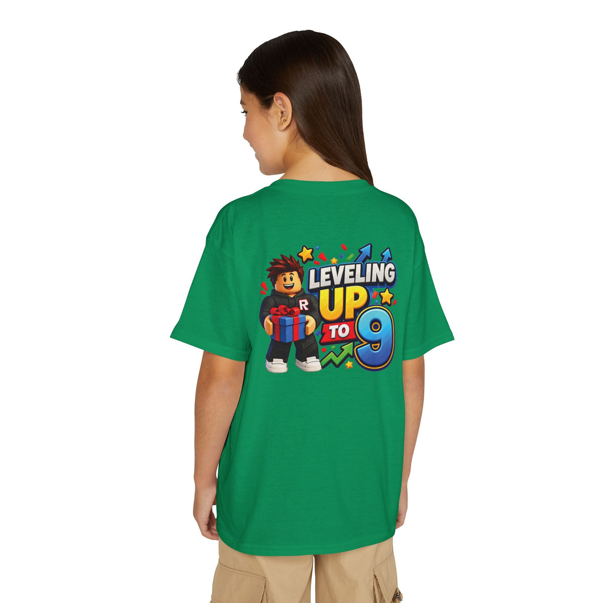 Roblox Birthday Leveling Up 9 Youth T-Shirt