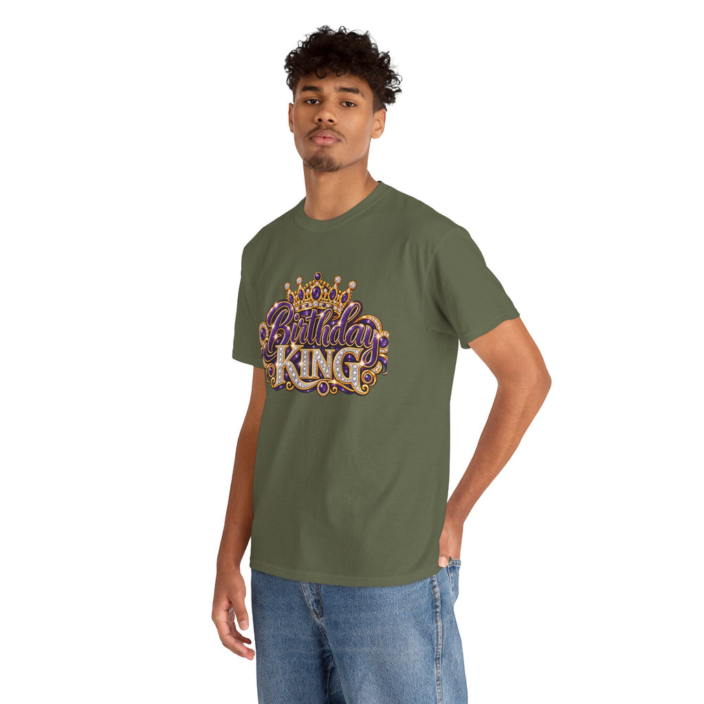Birthday King Crown Graphic T-Shirt