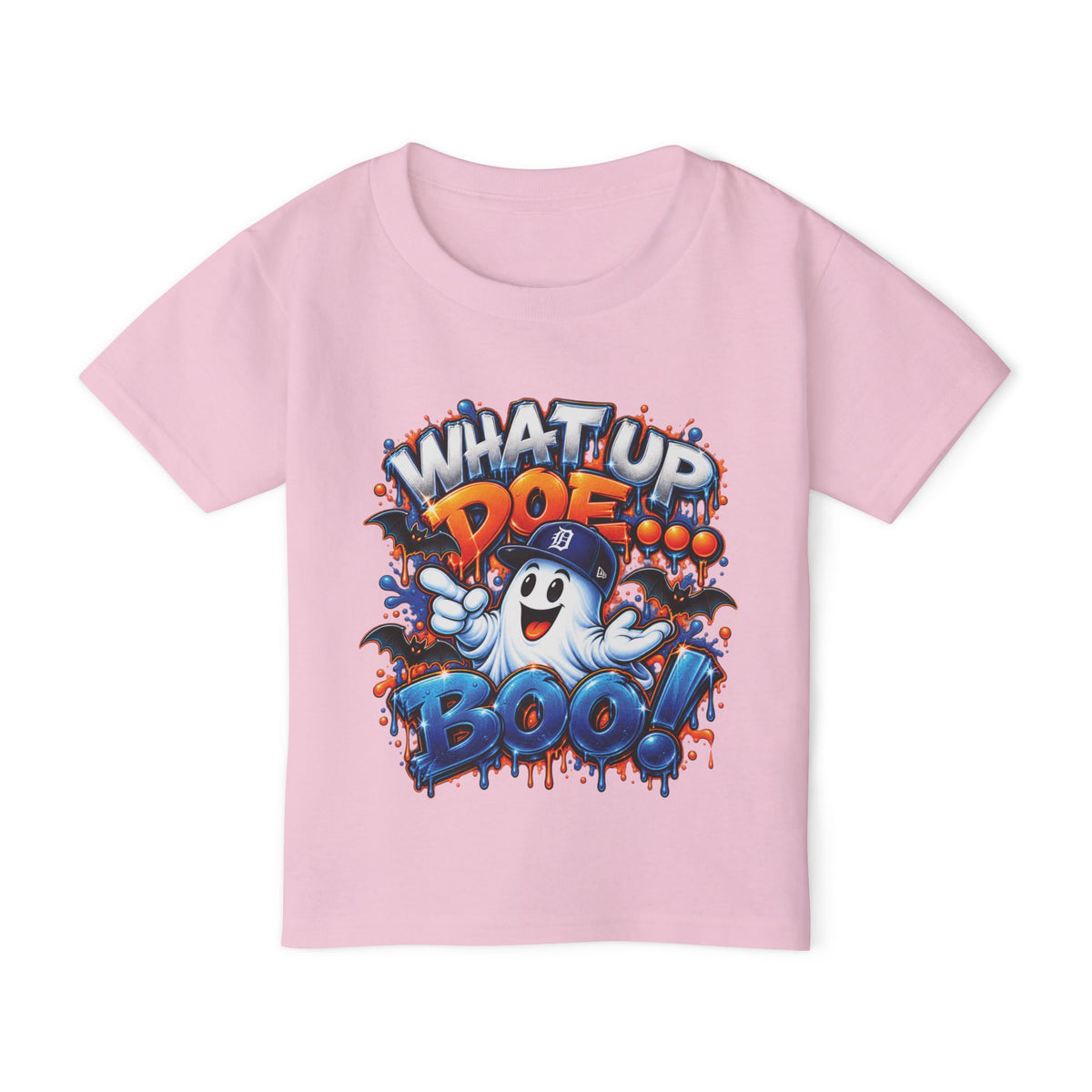 What Up Doe Boo Ghost Toddler T-shirt | Halloween Cute Ghost Tee