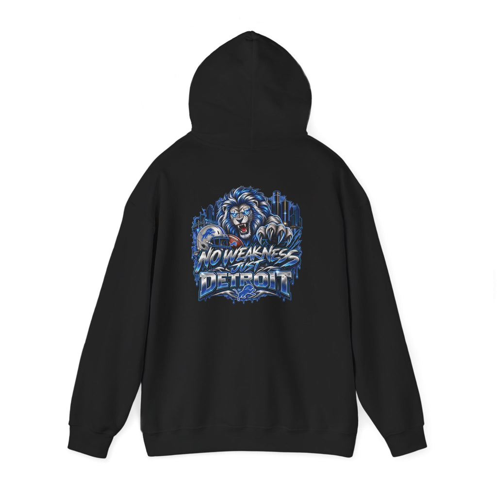 Detroit Lions Football Hoodie | No Weaknesses Team Spirit