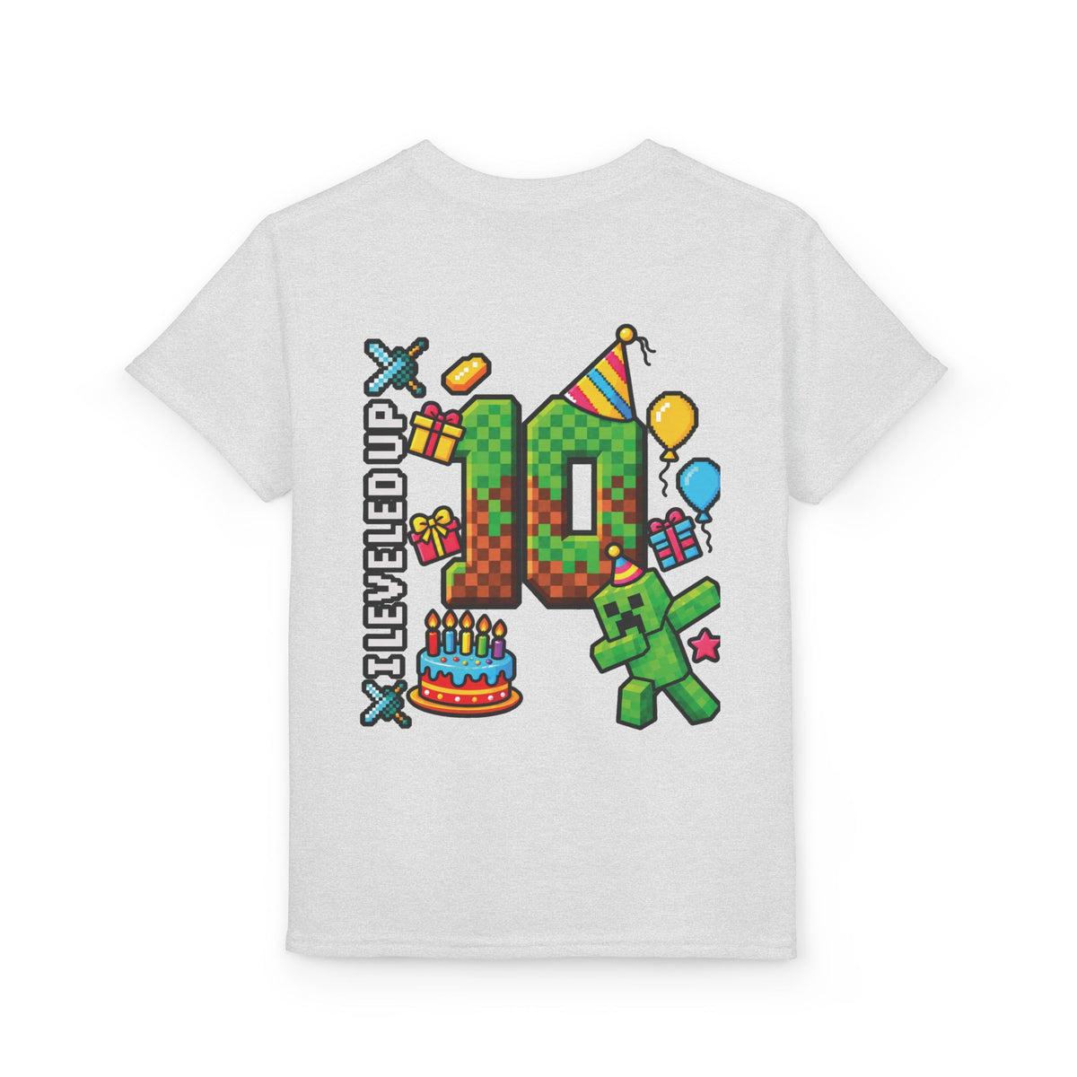 Minecraft-Inspired “Bruh, It’s My Birthday” Youth T-Shirt
