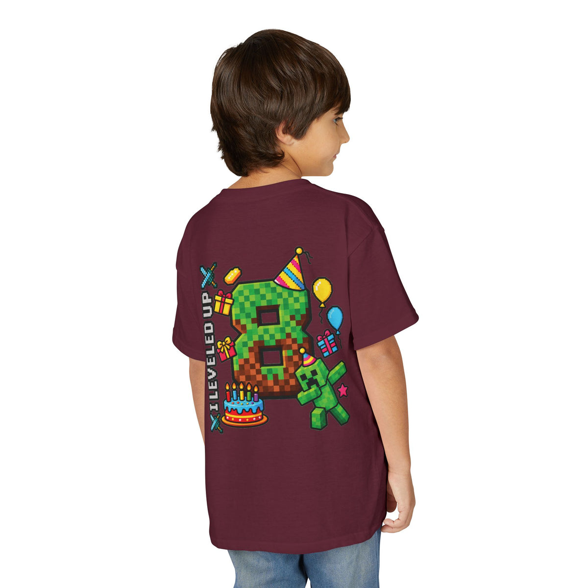 Bruh It’s My Birthday Minecraft-Inspired Youth T-Shirt