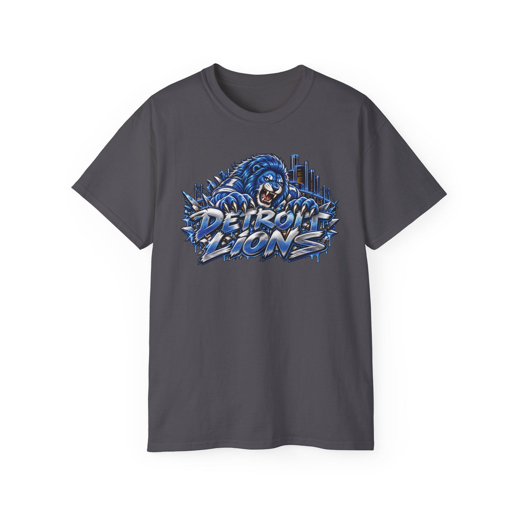 Detroit Lion graphic tee | I Bleed Blue go Lion shirt