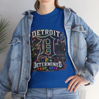 Detroit D Skyline Determined True Grit T-Shirt | City Pride Tee