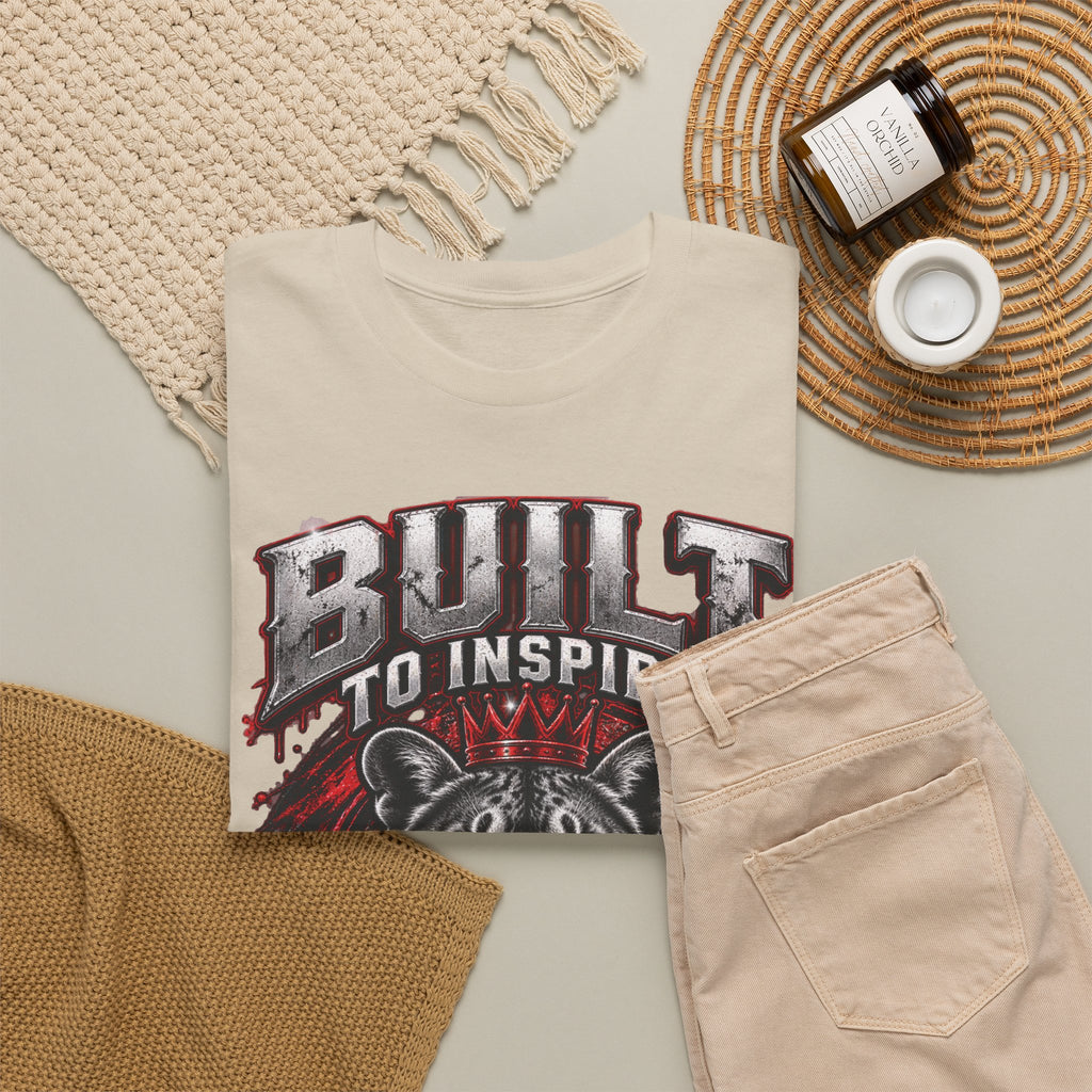 Built to Inspire His Purpose Couples Tiger Graphic T-Shirt