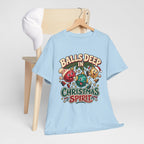 Balls Deep in Christmas Spirit Graphic Tee