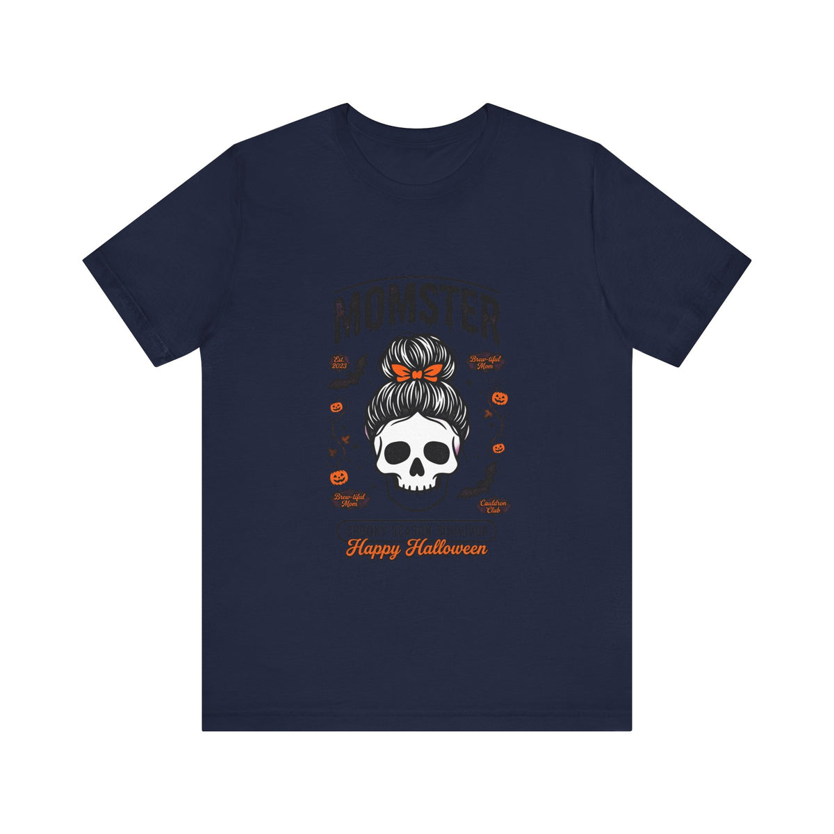 Momster Skull Momster Tee | Halloween Mom Shirt, Spooky Season Survivor