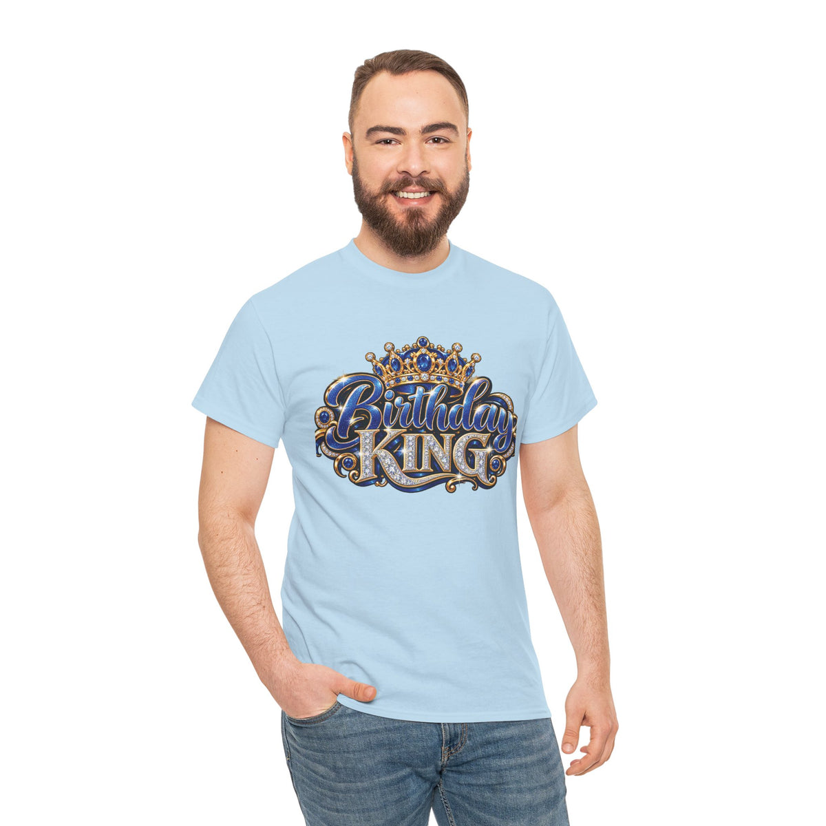 Birthday King Crown Graphic T-Shirt