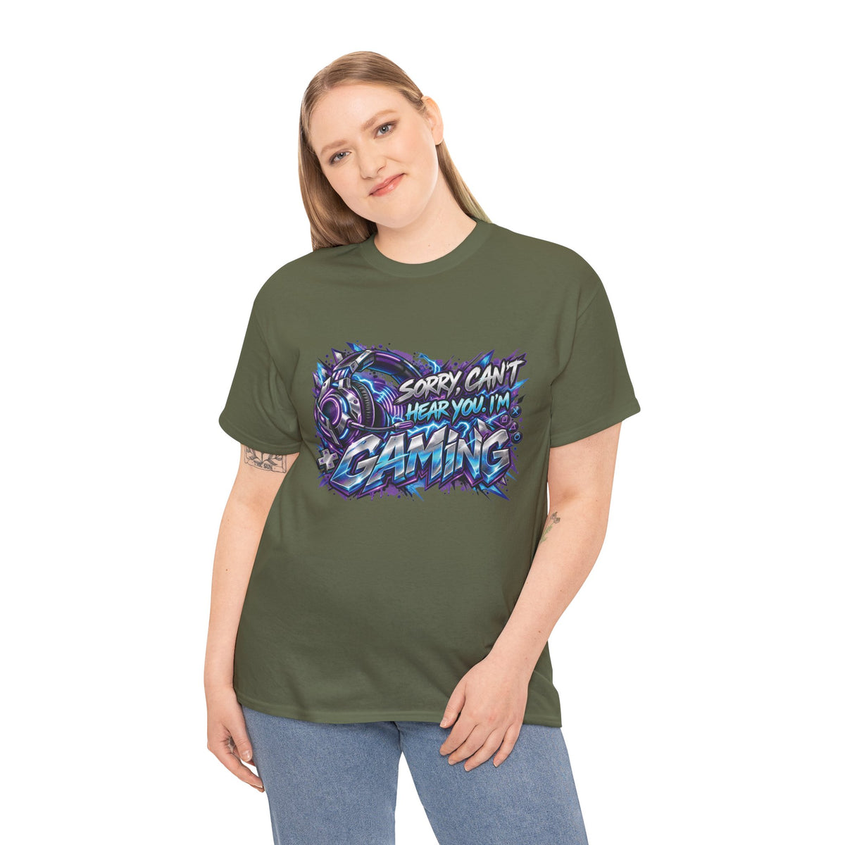 Gaming “Sorry, Can’t Hear You, I’m Gaming” Graphic T-Shirt