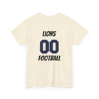 Detroit Lion Rider T-Shirt | Football Team Graphic Tee, Blue Mascot