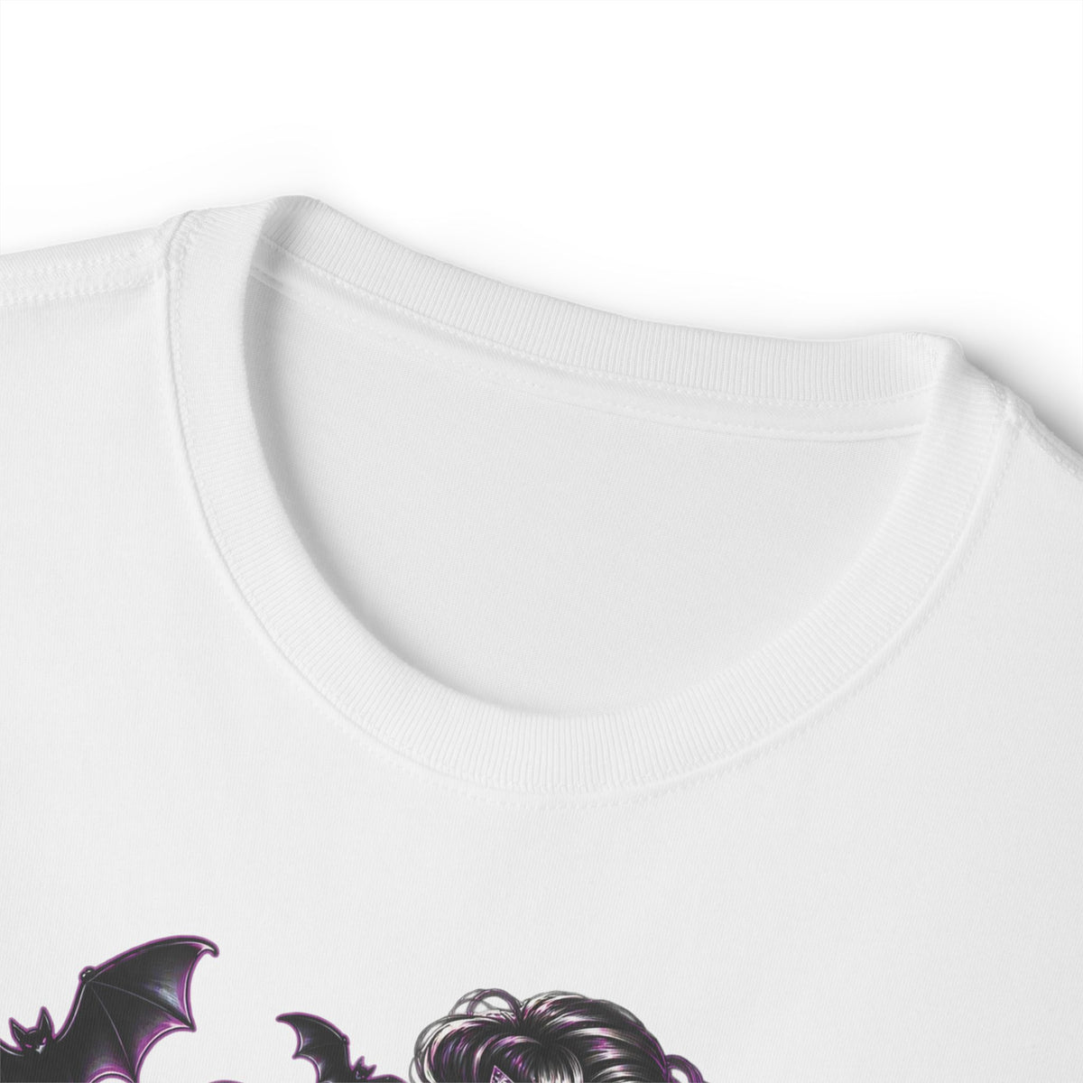 Batshit Crazy Skull Girl Tee | Gothic Bats Halloween Graphic Shirt