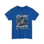 Game Over Skull Gamer T-Shirt | Level Up Graphic Tee