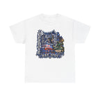 Detroit Skyline Graphic Tee | Motor City Vintage Script, Est. 1701