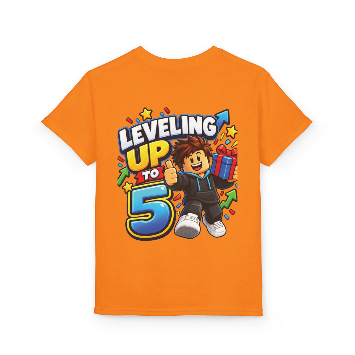 Roblox Birthday “Leveling Up to 5” Youth T-Shirt