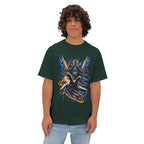 Dark Angel Illustration Tee | Winged Woman Graphic Shirt
