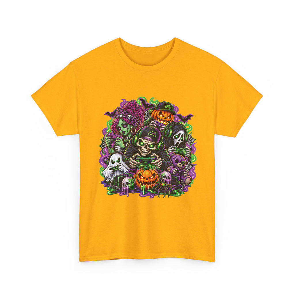 Spooky Halloween Monsters T-Shirt | Pumpkin, Ghost, Witch, Skeleton