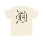 Detroit Hockey Player Graphic Tee | Metro Skyline, Winged Mascot