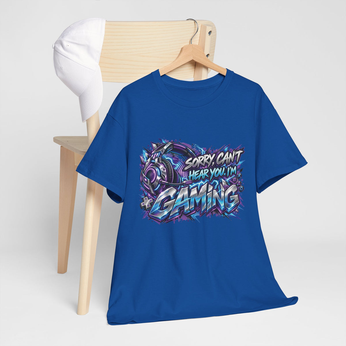 Gaming “Sorry, Can’t Hear You, I’m Gaming” Graphic T-Shirt