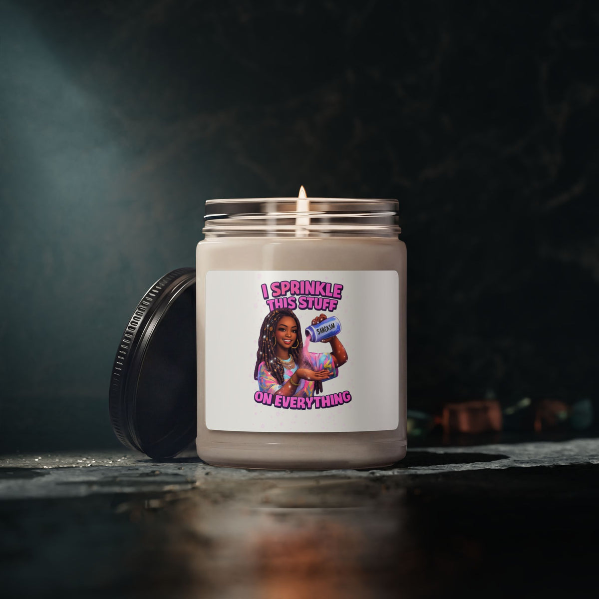 I Sprinkle This Stuff on Everything Candle | Scented Soy Candle 9oz