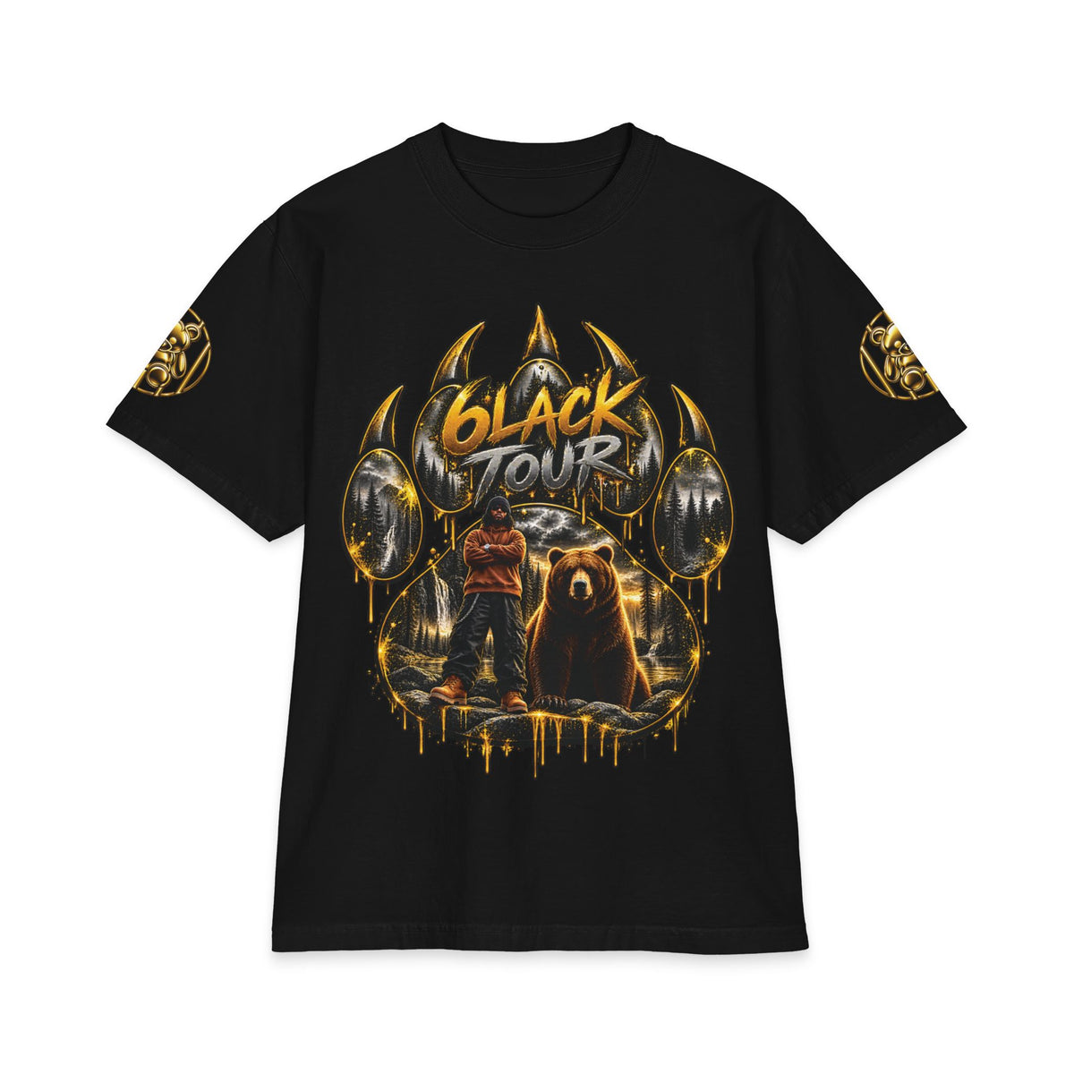 10 Years of 6lack Tour T-Shirt | Bear Forest Concert Tee