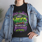 You Smell Like Weed T-Shirt | Cannabis Graphic Tee, Funny Stoner Slogan