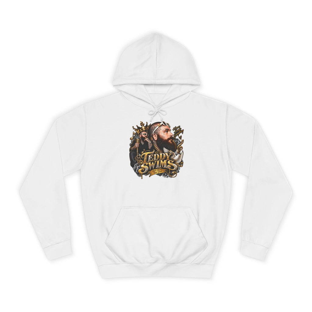 Teddy Swims Portrait Hoodie | Retro Floral Music Artist Logo