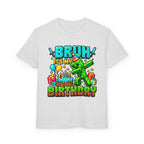 Bruh It’s My Birthday Youth T-Shirt – Pixel Gaming Birthday Shirt