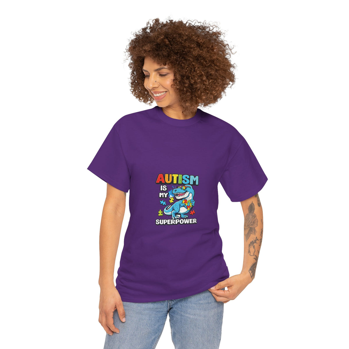 Autism Is My Superpower T-Shirt | Cute Shark Graphic Tee