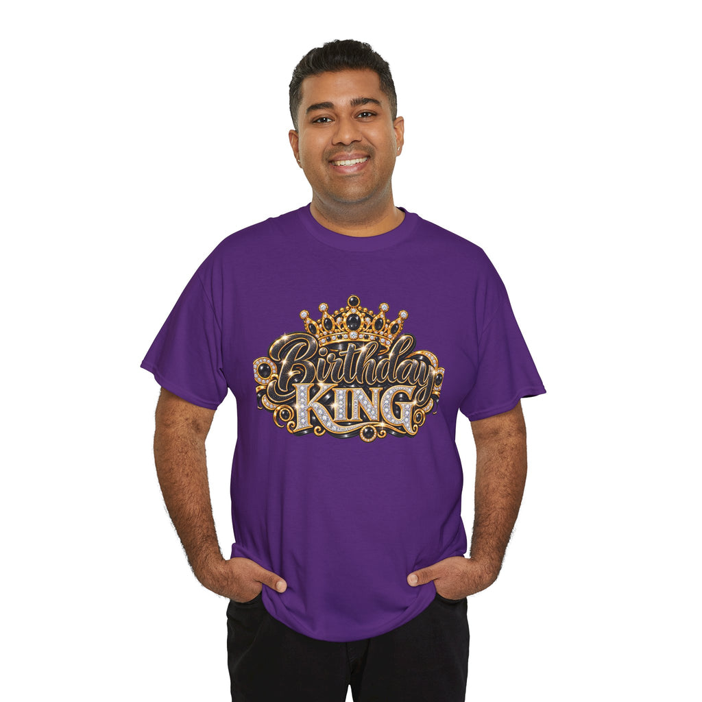 Birthday King Crown Graphic T-Shirt