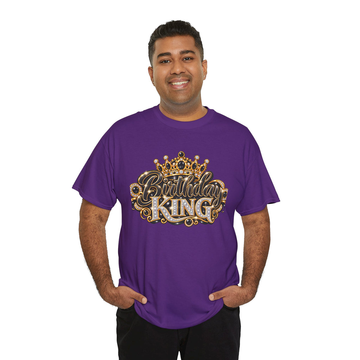 Birthday King Crown Graphic T-Shirt