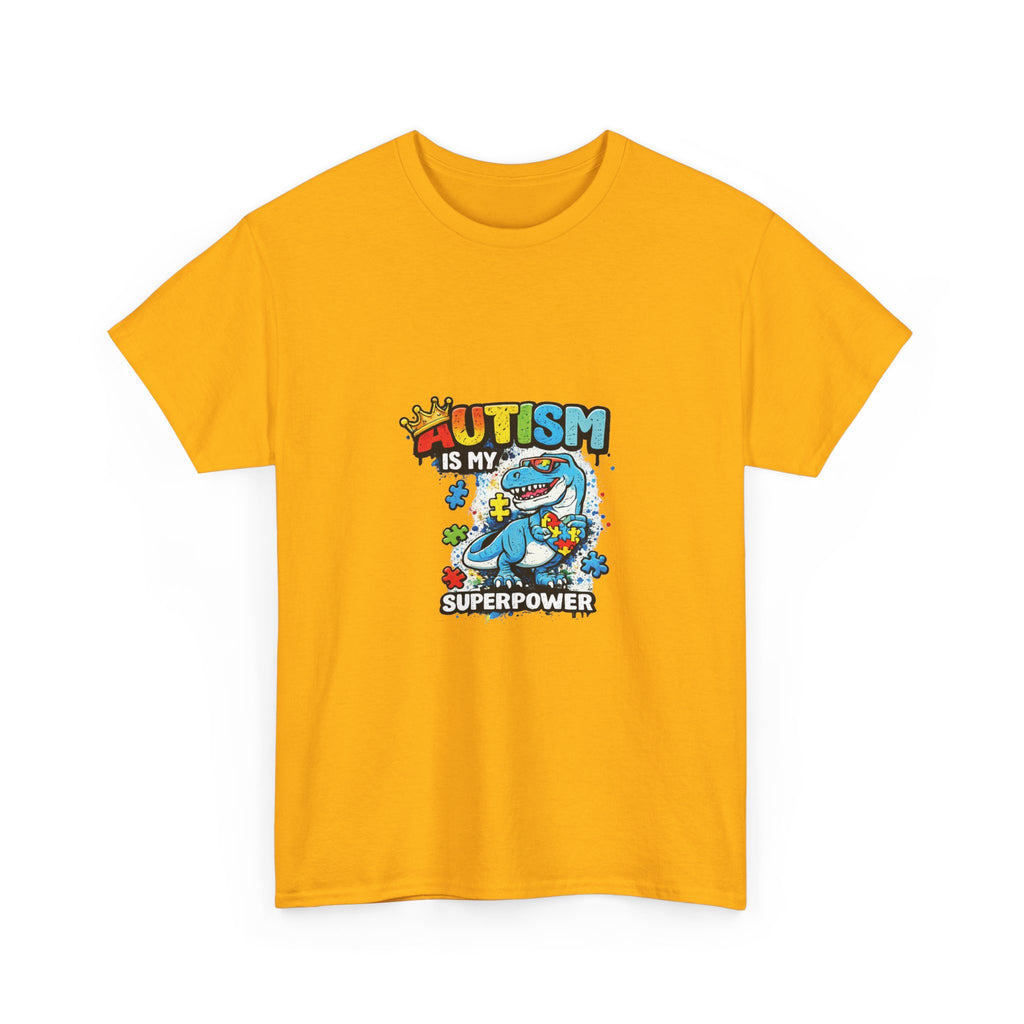 Autism Is My Superpower T-Shirt | Puzzle Piece Shark Design