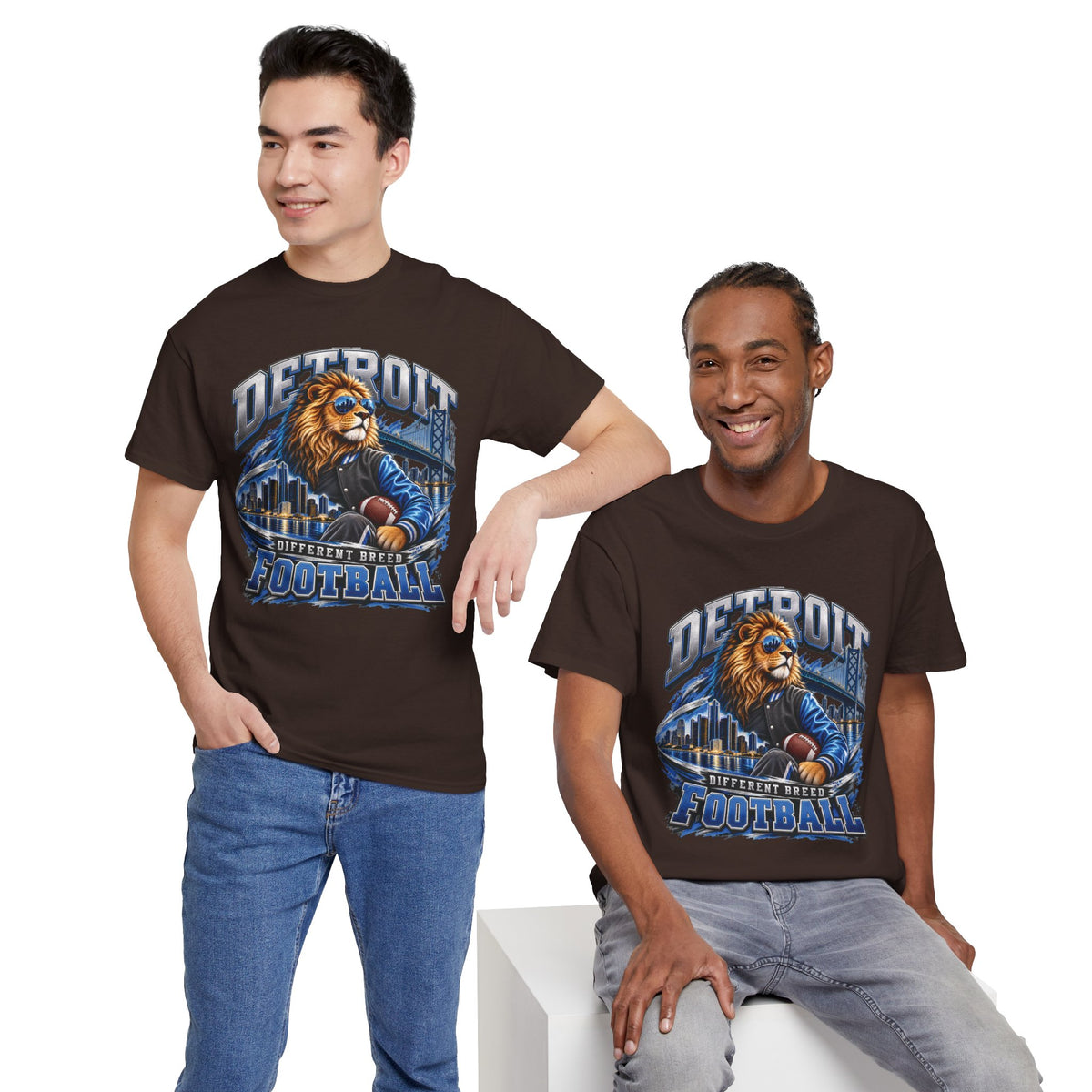 Detroit Lions Football Graphic T-Shirt