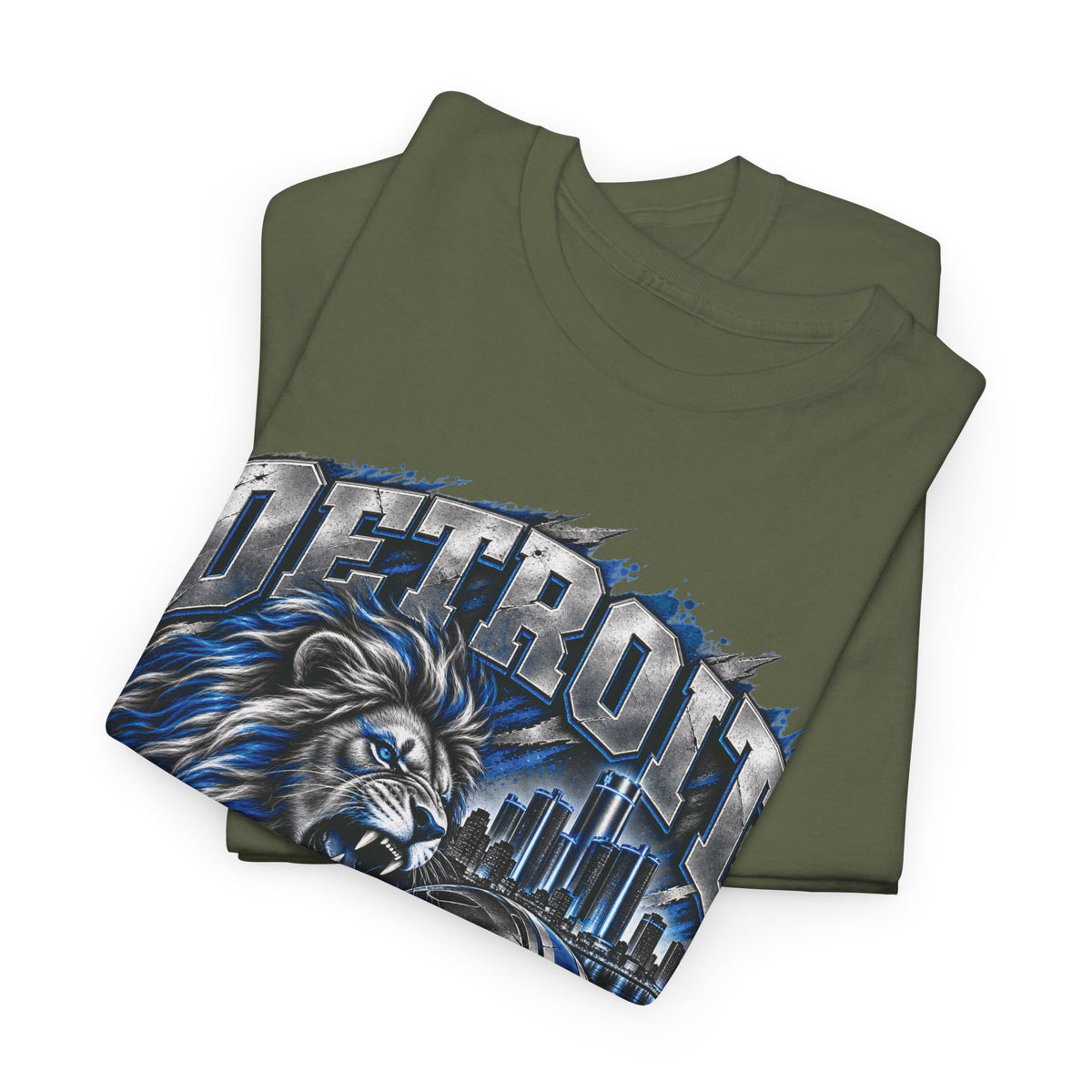 Detroit Football Lion Graphic Tee