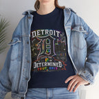 Detroit D Skyline Determined True Grit T-Shirt | City Pride Tee