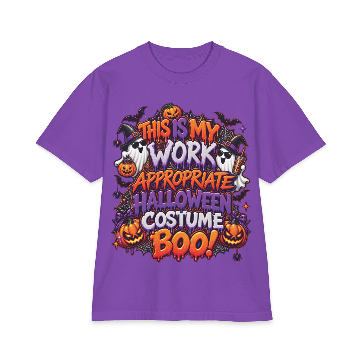 This Is My Work Appropriate Halloween Costume T-Shirt | Halloween Boo Pumpkin Tee