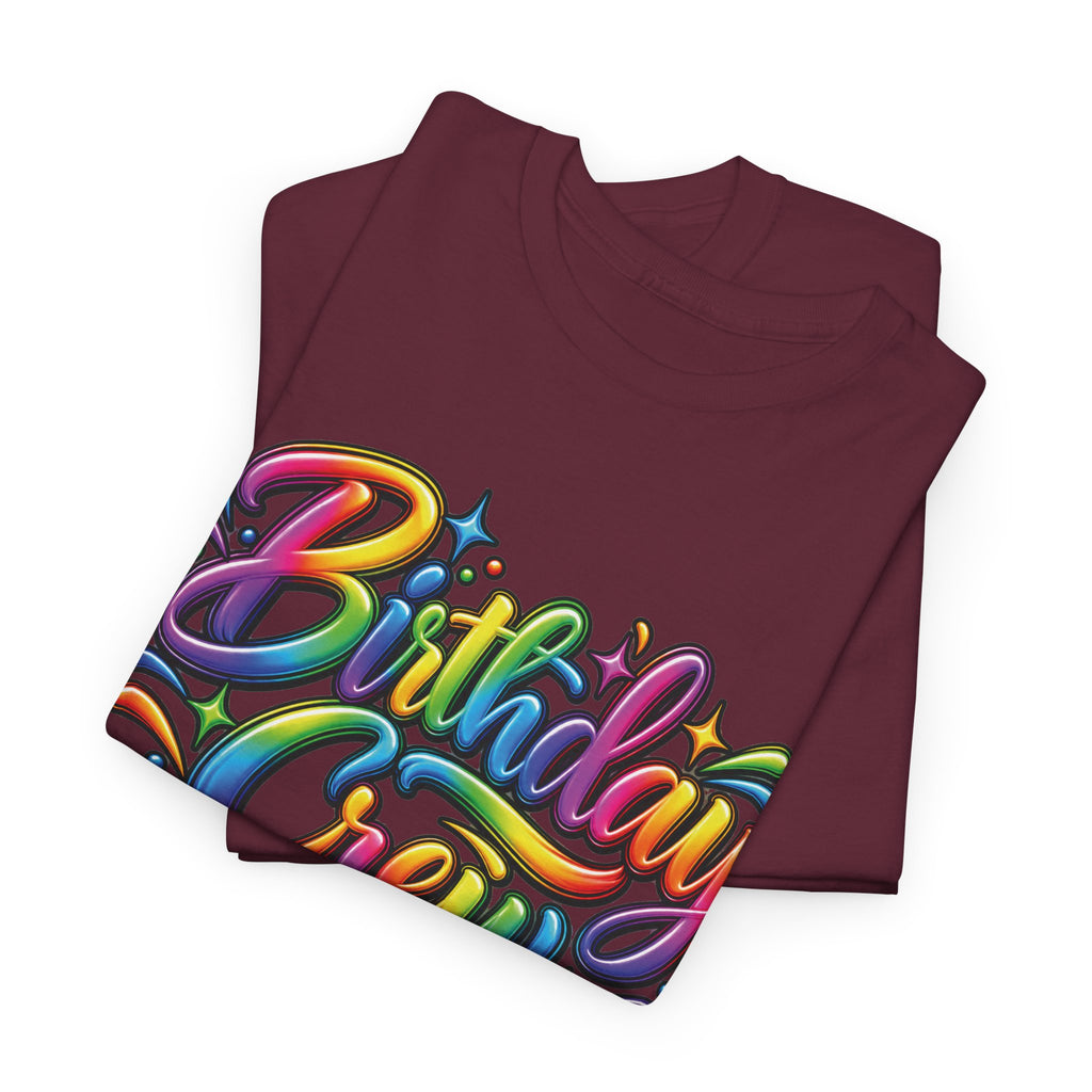 Birthday Crew Colorful Celebration T-Shirt