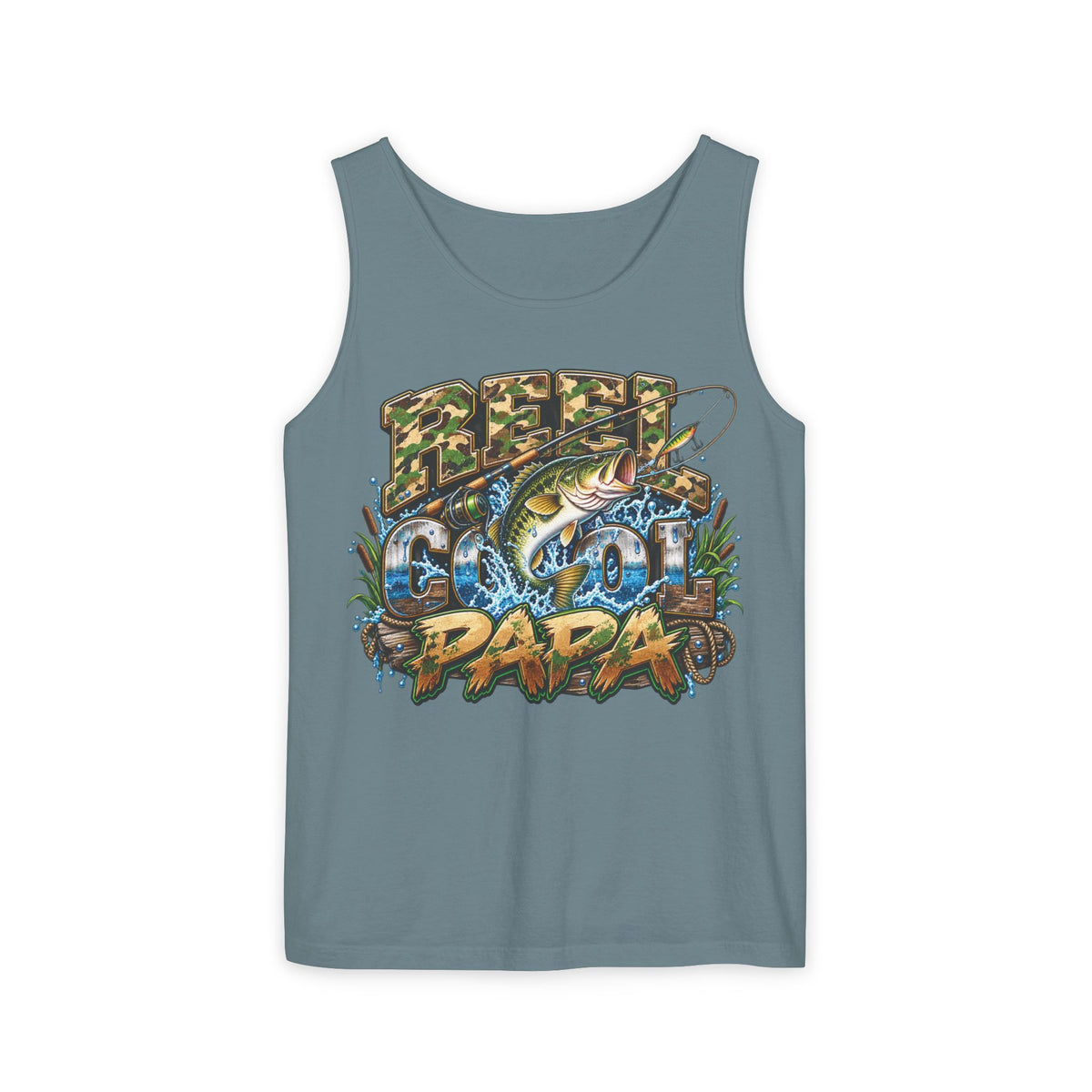 Big Fish Dad Tank Top | Fishing Graphic Tank