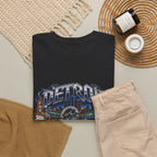 Detroit Muscle Car Tee | Vintage Hot Rod Illustration, Garage Scene