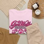 Breast Cancer Awareness Ribbon Tee | I'll Never Walk Alone, God Walks