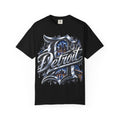 Detroit Script Skyline T-shirt | Cityscape Lettering Tee