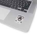 Momster Skull Hair Bun Sticker | Halloween Kiss-Cut Sticker