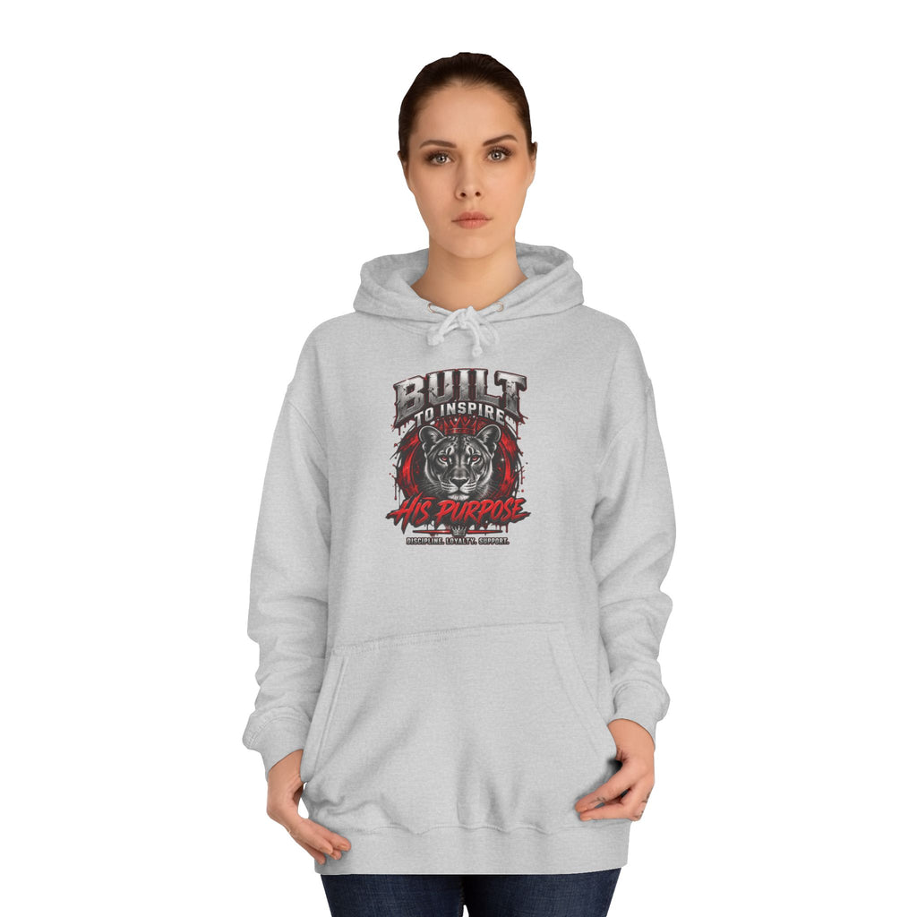 Built ro Inspire his Purpose Couples Graphic Hoodie